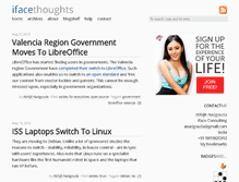 Tablet Screenshot of ifacethoughts.net